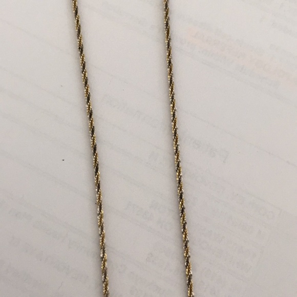 Gold&silver necklace - Picture 2 of 3